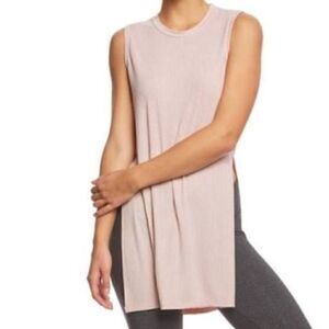 Betsey Johnson Dusty Rose Performance Sleeveless Tunic